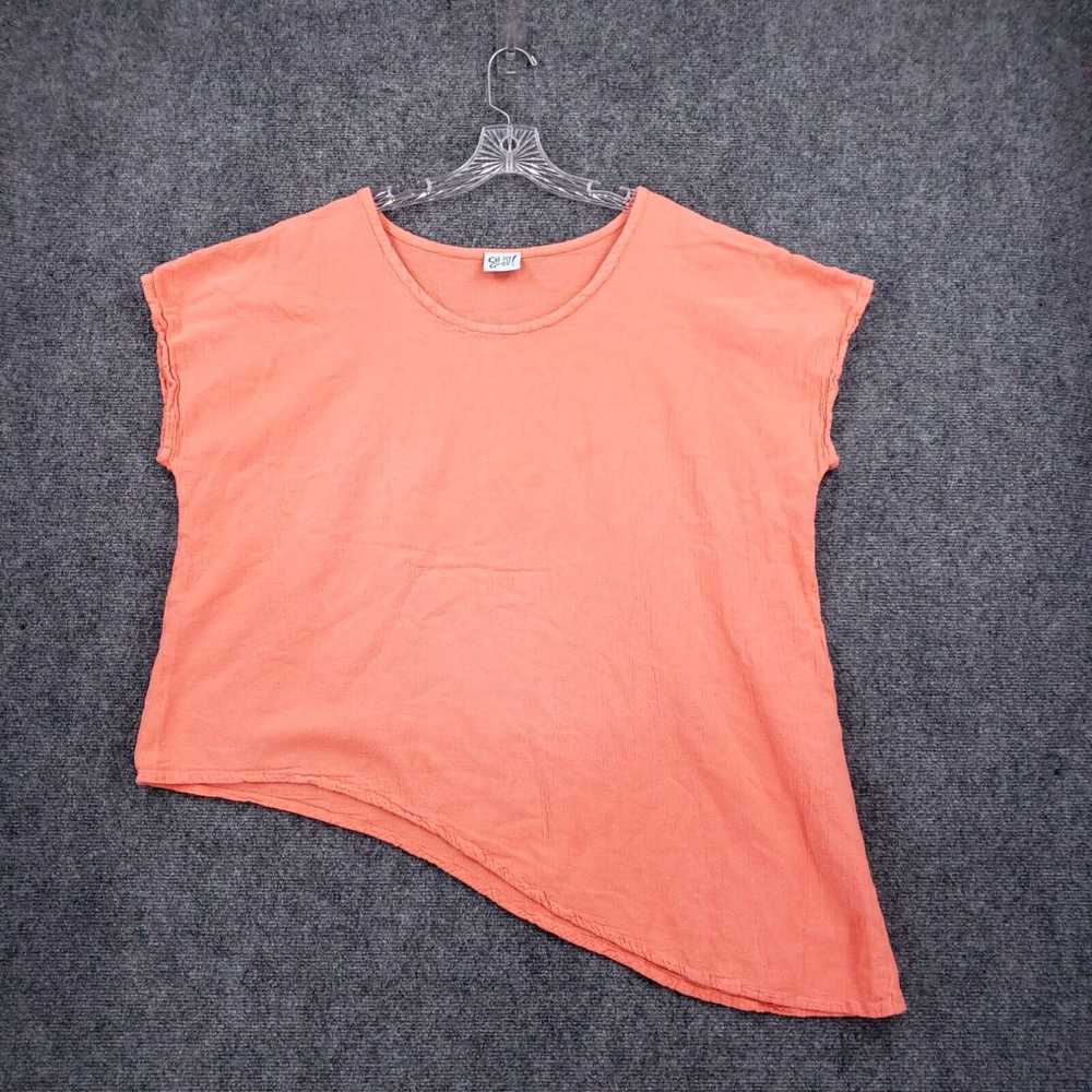 Vintage Oh My Gauze Top Womens 3 US 2XL XXL Orang… - image 1