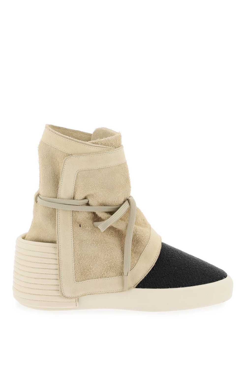 Fear of God High-top Suede And Beaded Leather Moc… - image 1