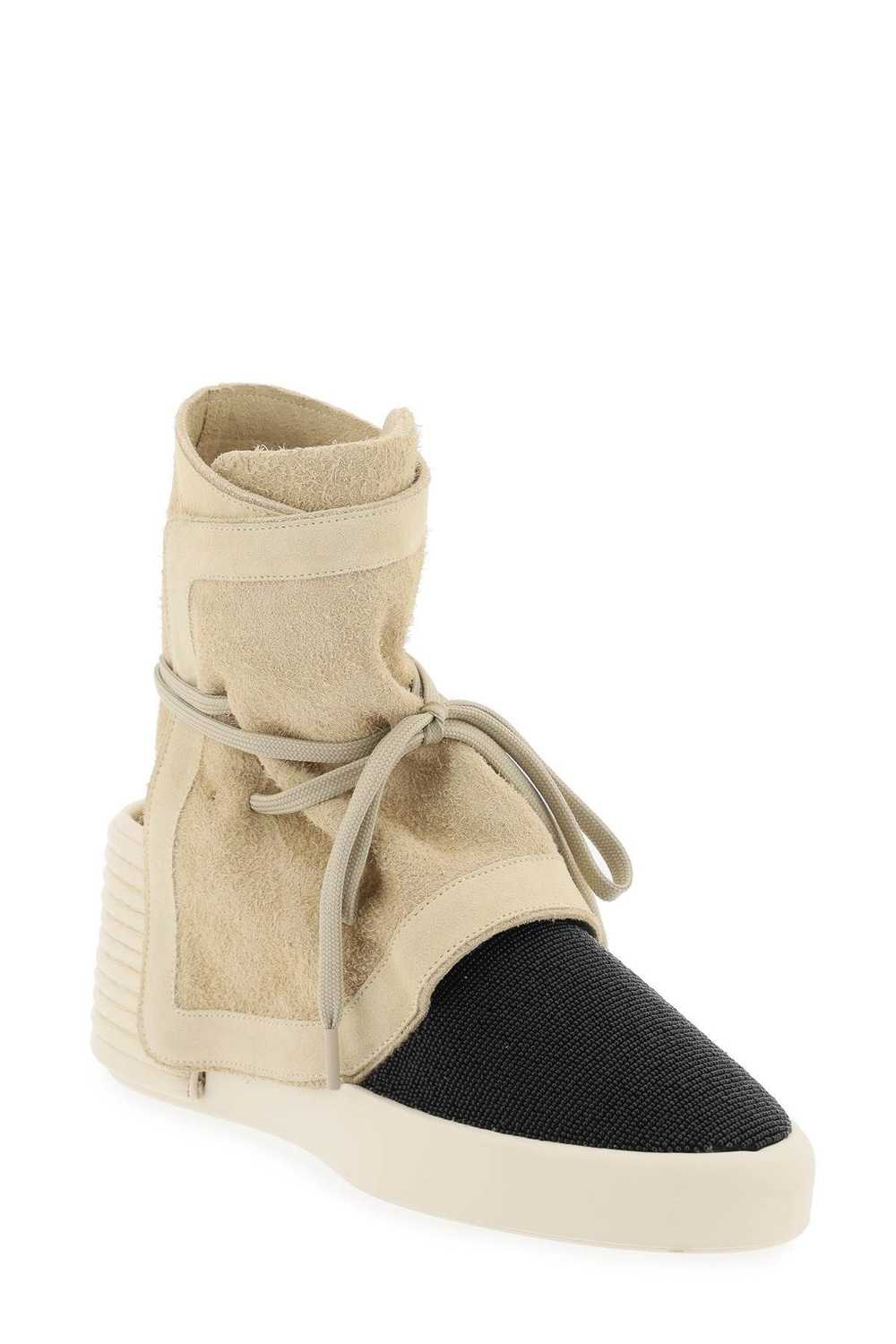 Fear of God High-top Suede And Beaded Leather Moc… - image 4