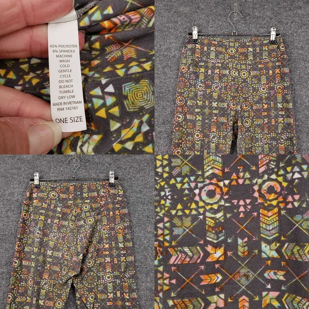 Vintage Lularoe Leggings Womens One Size Gray Cro… - image 4