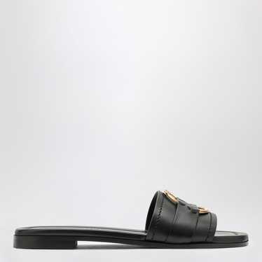 Moncler o1d2blof0924 Leather Slide Bell in Black