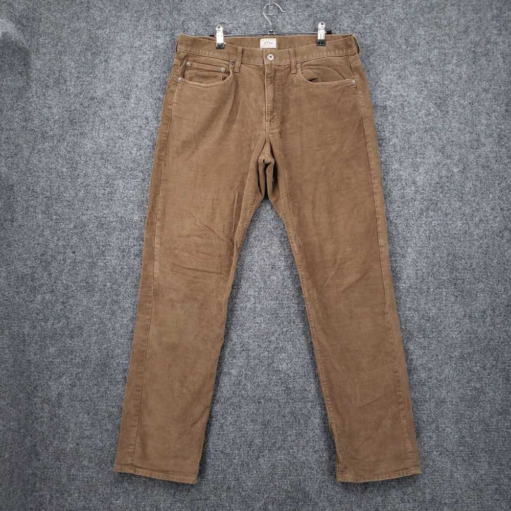 J.Crew J Crew 770 Jeans Men 33x32 Brown Straight … - image 1