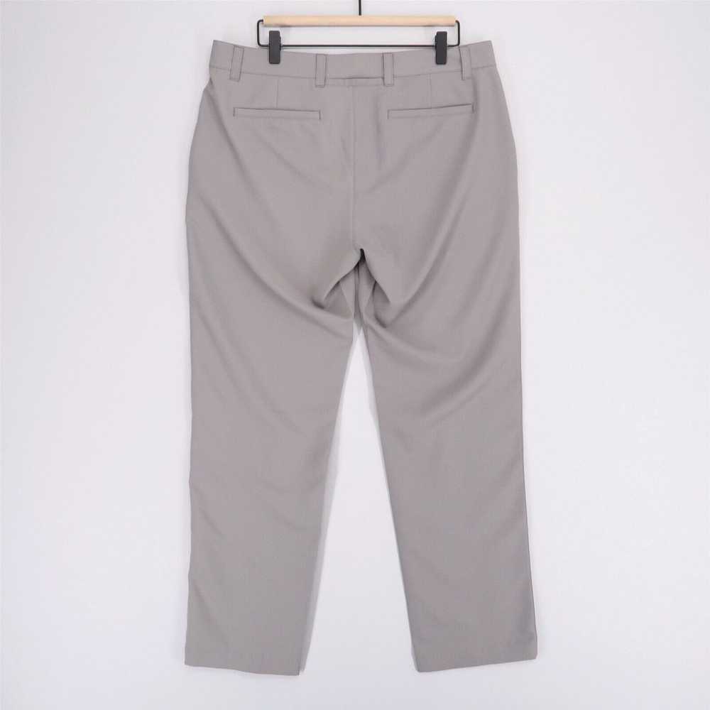 Vintage Matte Grey Performance Pants Mens 34x30 G… - image 2