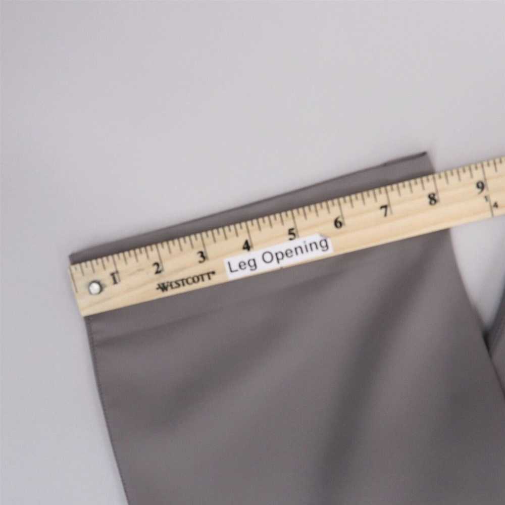 Vintage Matte Grey Performance Pants Mens 34x30 G… - image 7