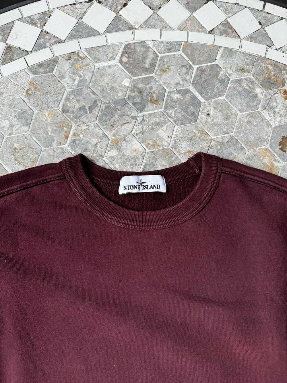 Stone Island Stone Island Burgundy Sweatshirt S - image 2