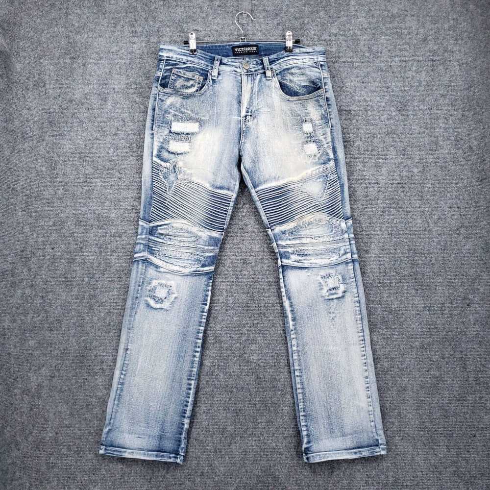 Vintage Victorious Premium Jeans Mens 34x30 Blue … - image 1