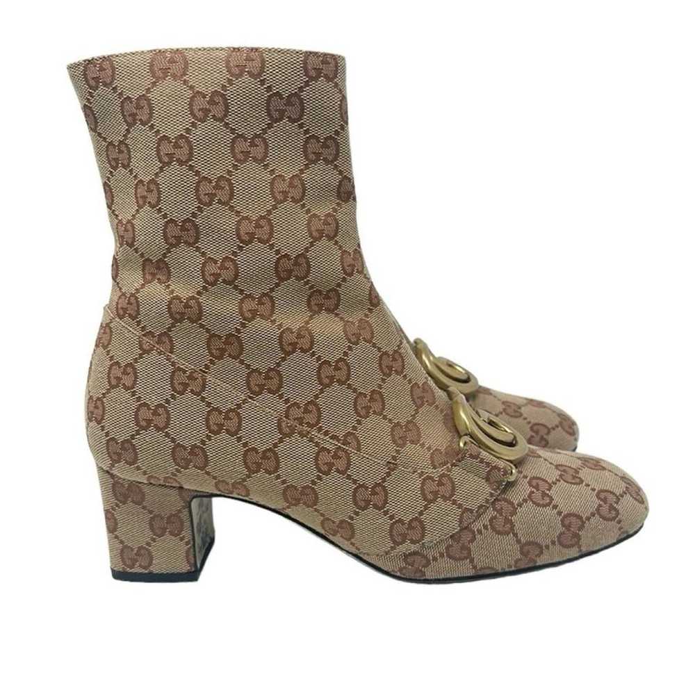 Gucci Cloth boots - image 3