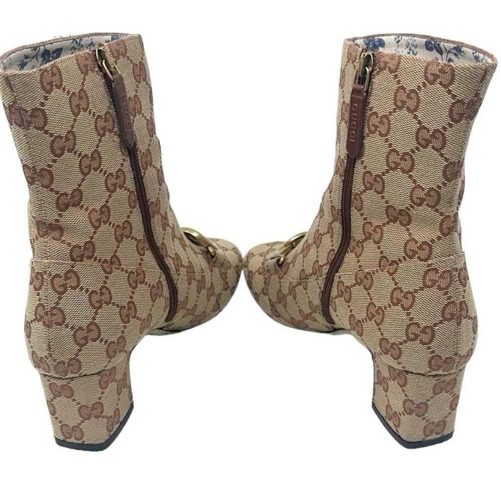 Gucci Cloth boots - image 4