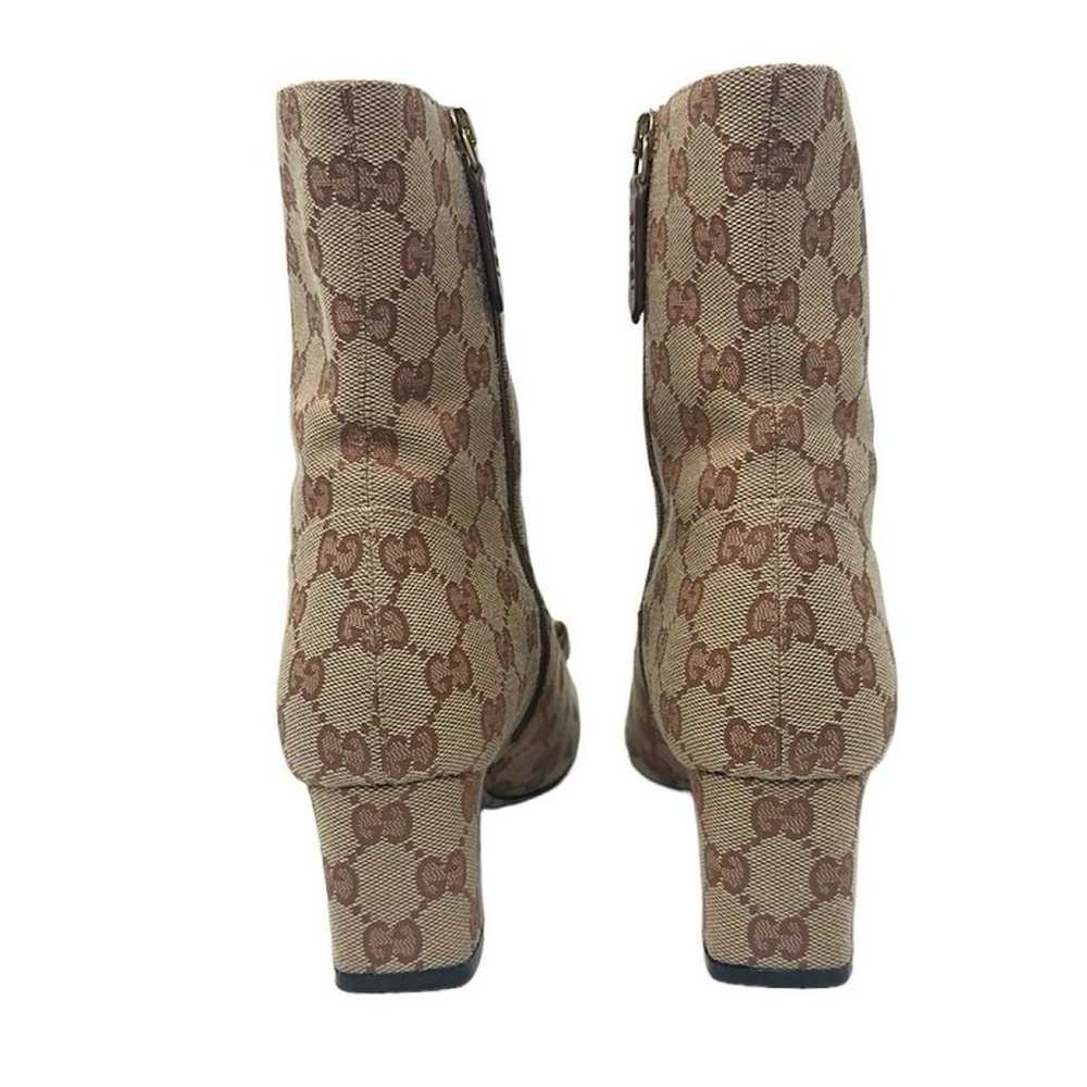 Gucci Cloth boots - image 6