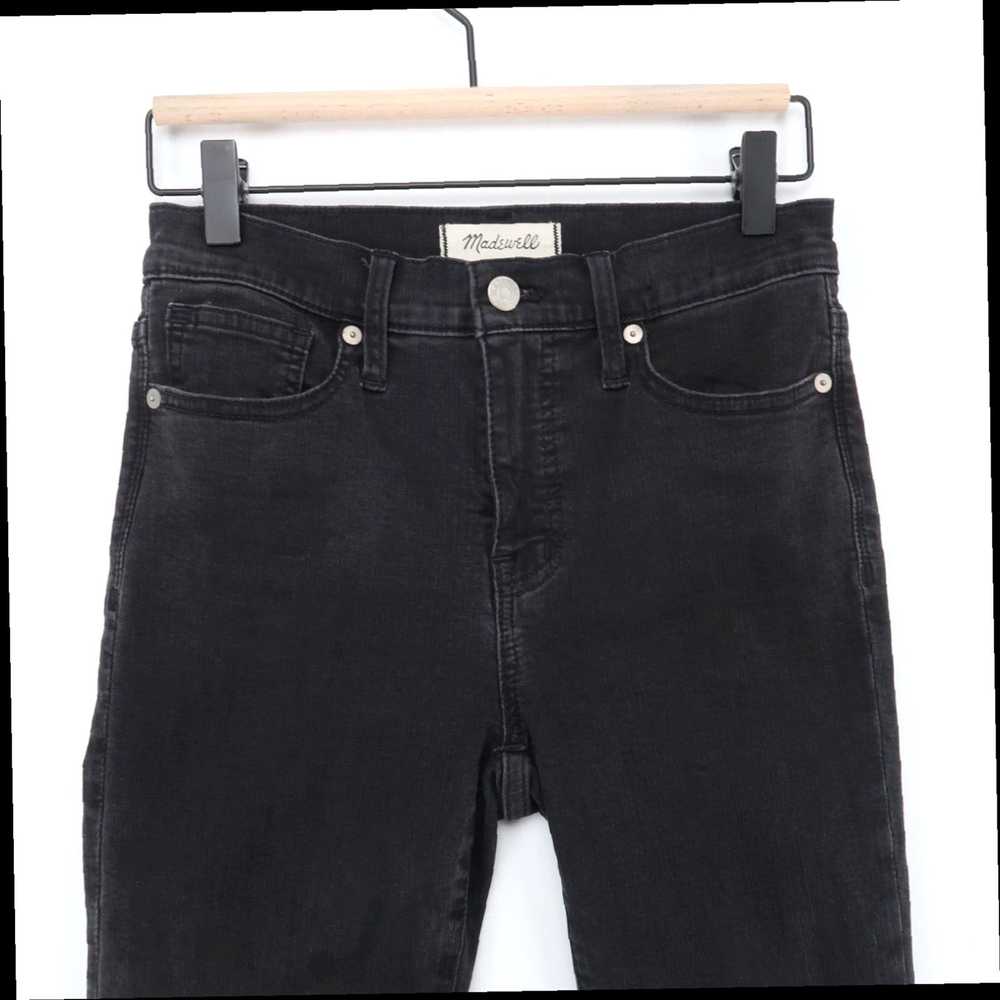 Madewell High Waisted Black Stretch Denim Womens … - image 3