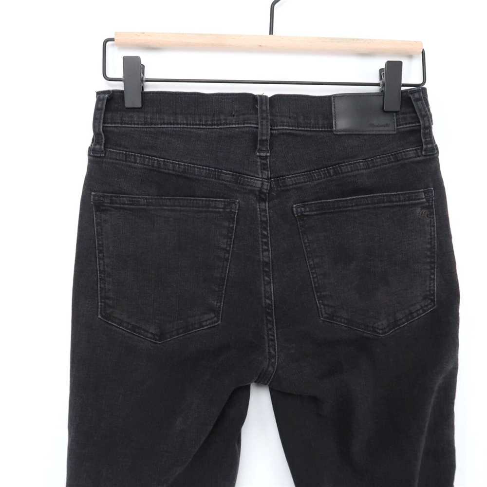 Madewell High Waisted Black Stretch Denim Womens … - image 4