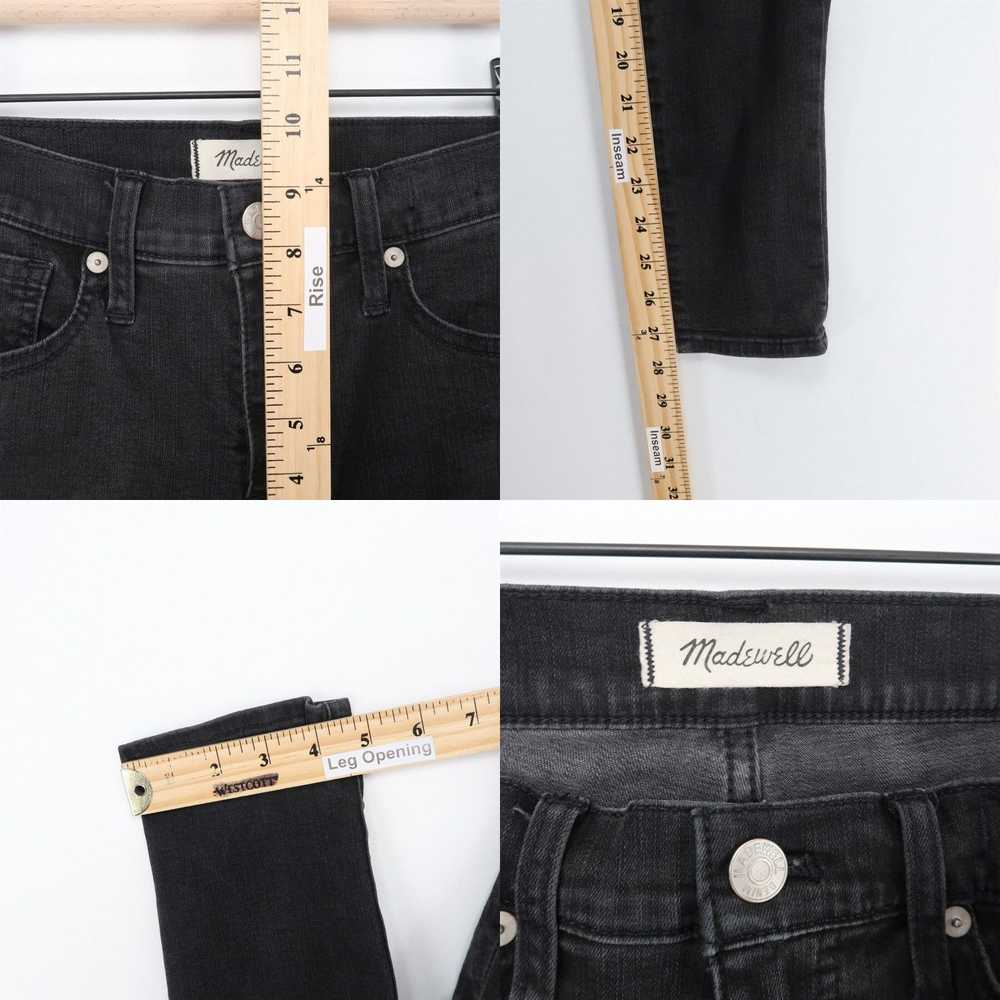 Madewell High Waisted Black Stretch Denim Womens … - image 8