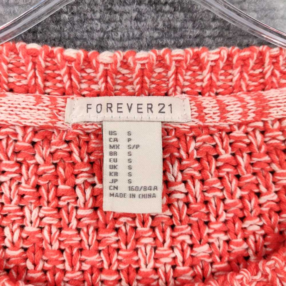 Forever 21 FOREVER 21 Sweater S Small Orange Pull… - image 3