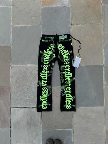 Endless × Vlone Endless Denim Black / Green - image 1