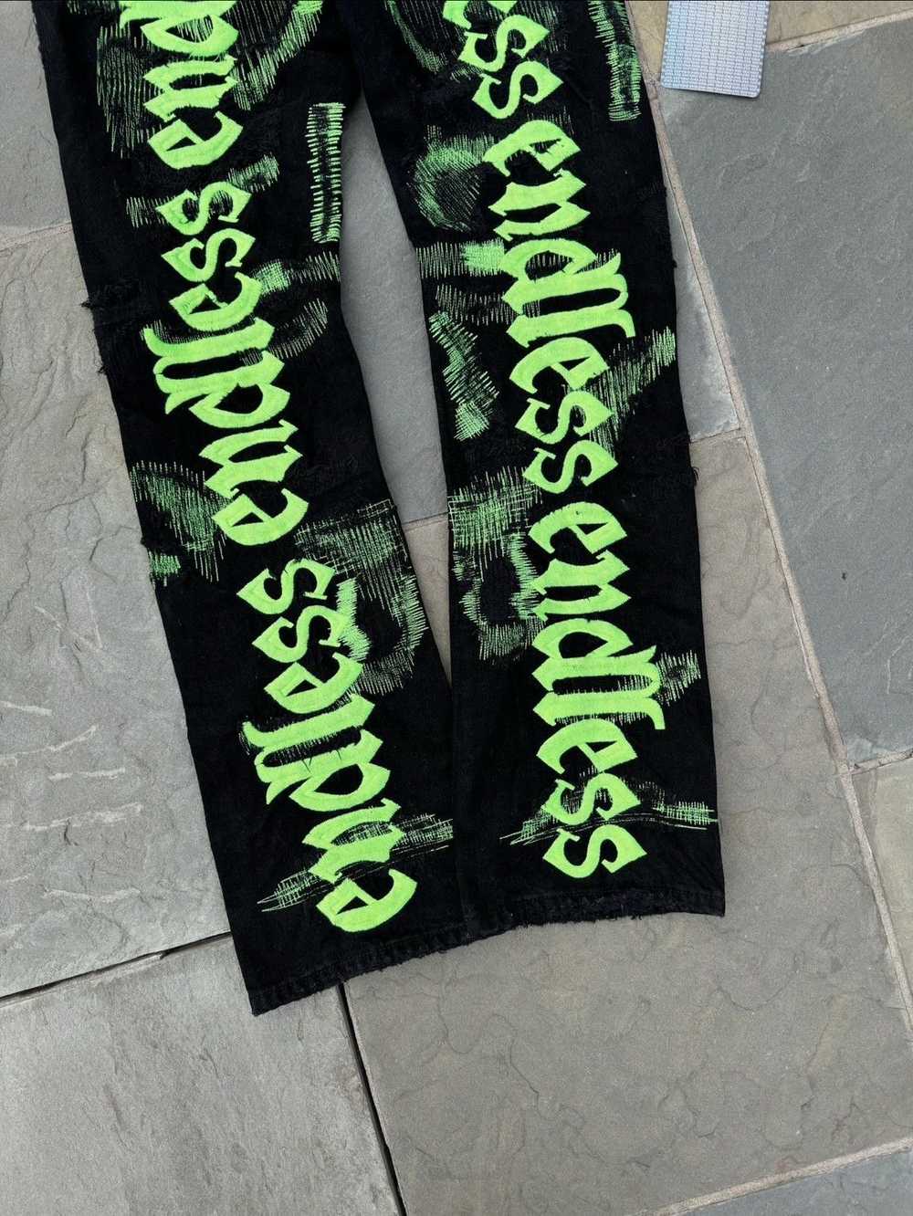 Endless × Vlone Endless Denim Black / Green - image 2