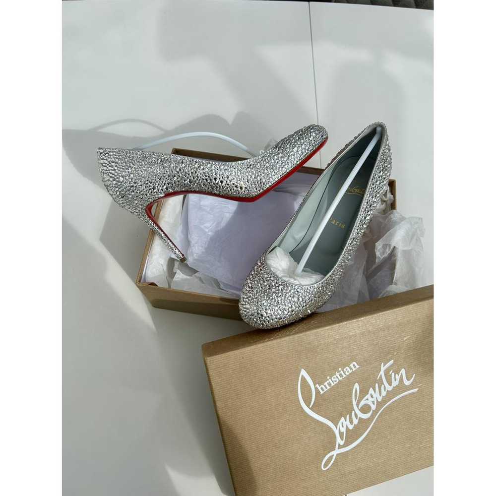 Christian Louboutin Fifi glitter heels - image 2