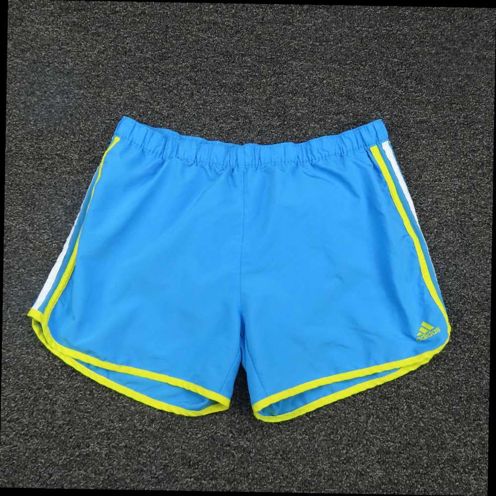 Adidas Womens Large Blue and Yellow Climalite Bre… - image 1