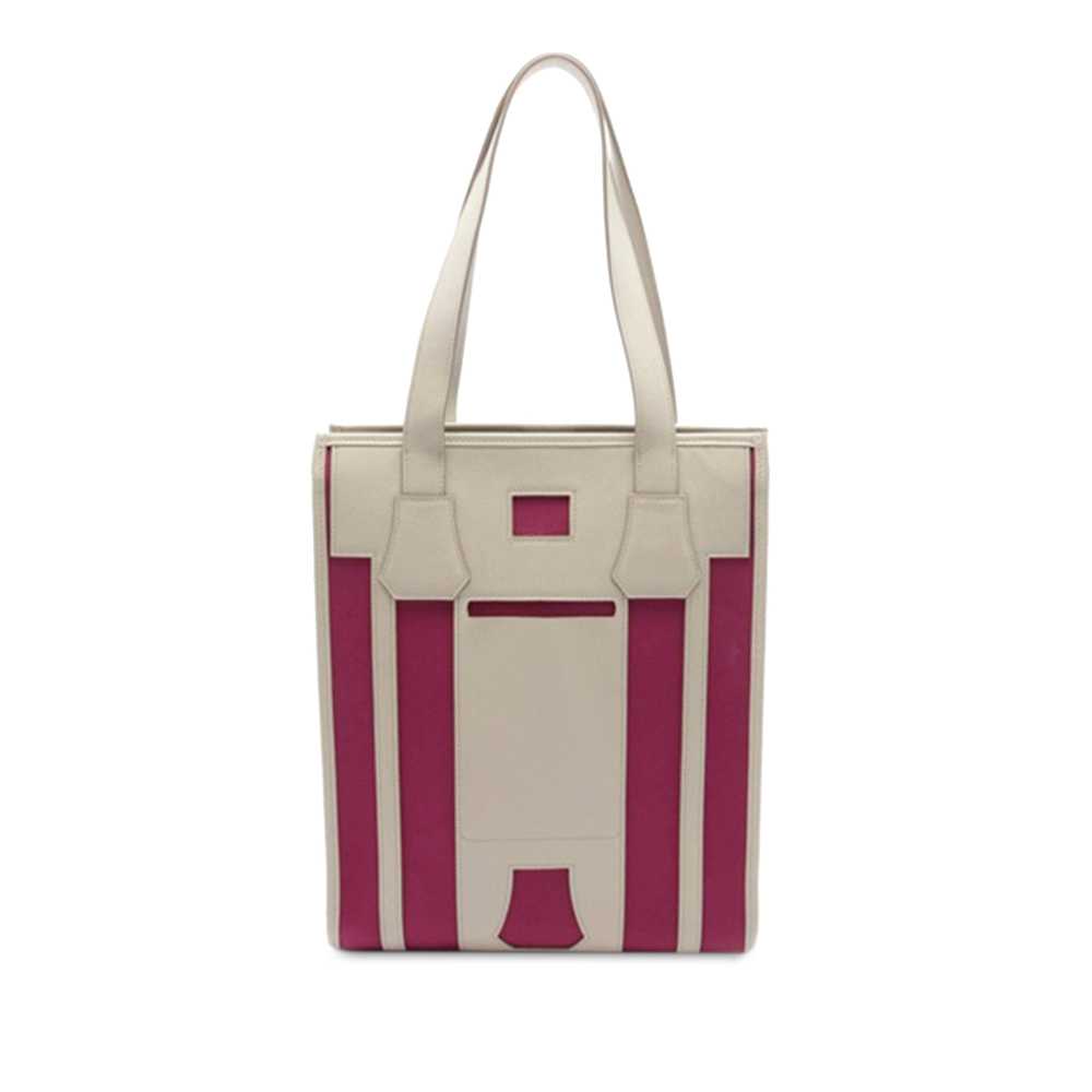 Pink Hermès Petit H Bell Tote - image 1