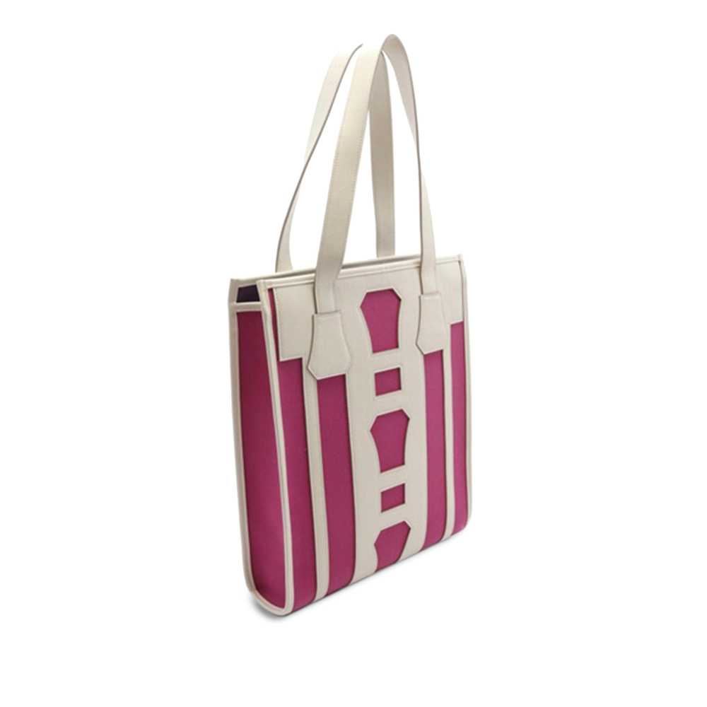 Pink Hermès Petit H Bell Tote - image 2