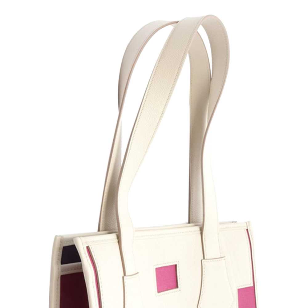 Pink Hermès Petit H Bell Tote - image 7