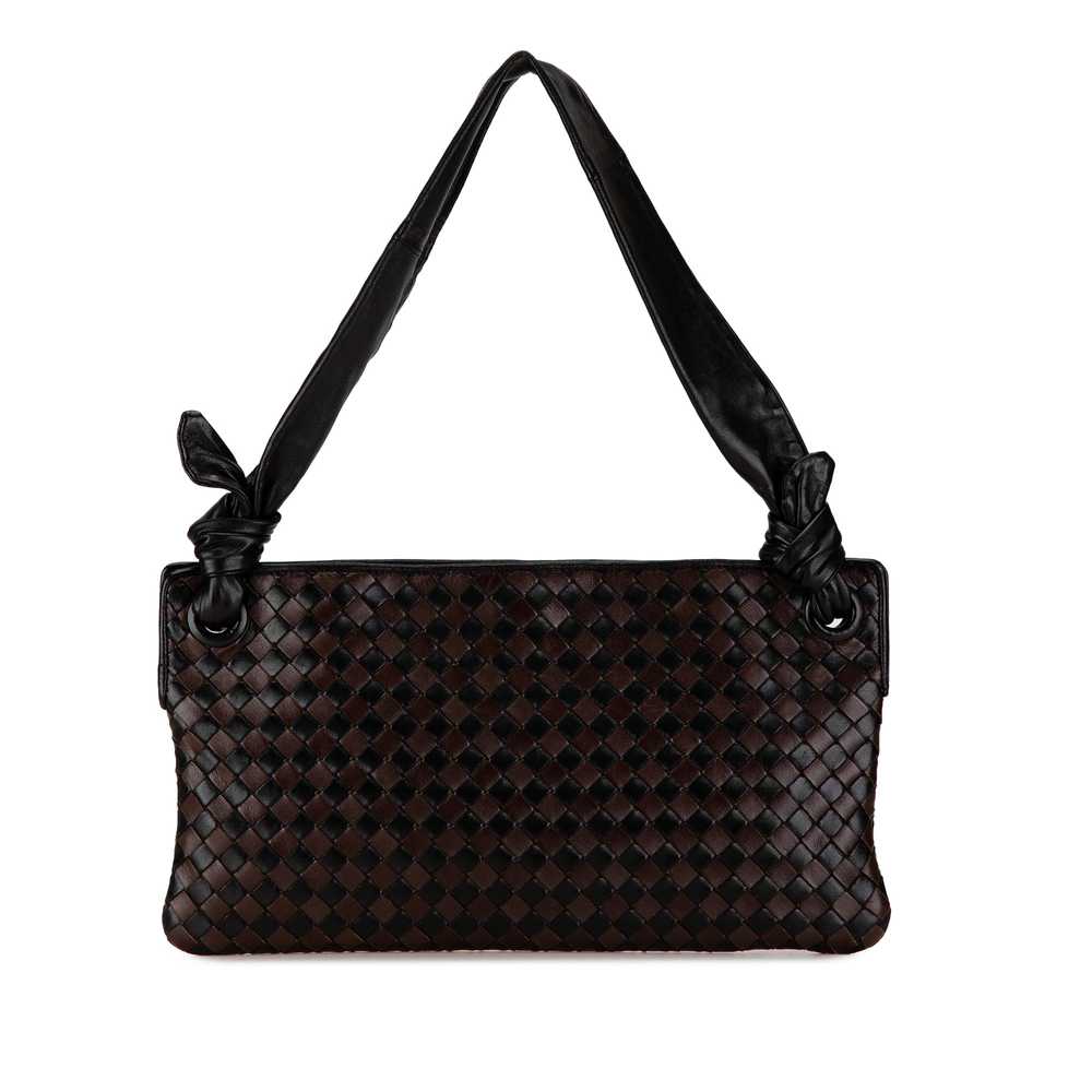 Brown Bottega Veneta Intrecciato Shoulder Bag - image 1