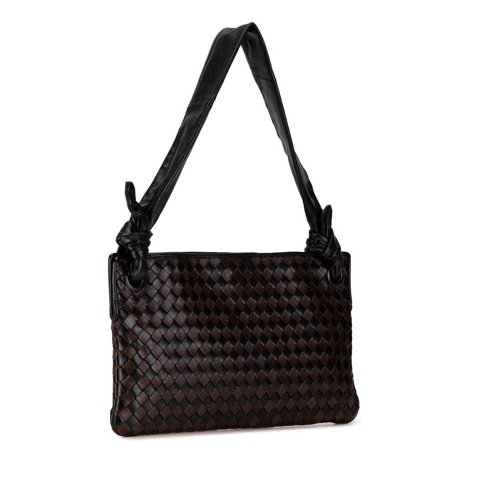 Brown Bottega Veneta Intrecciato Shoulder Bag - image 2