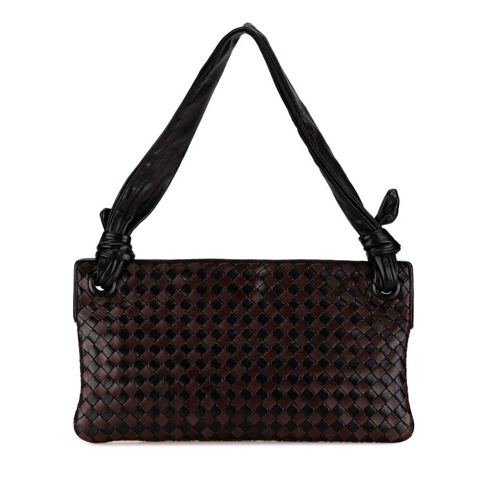 Brown Bottega Veneta Intrecciato Shoulder Bag - image 3