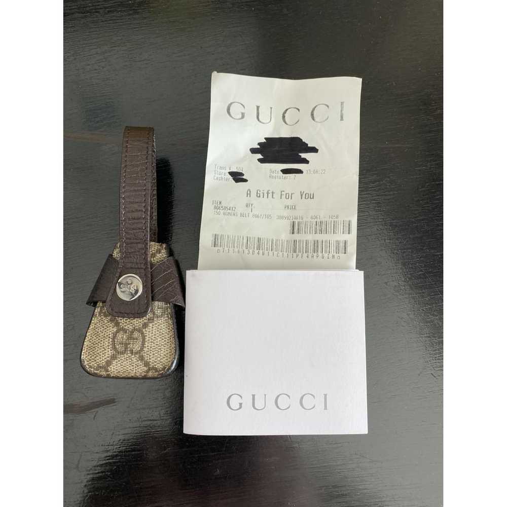 Gucci Leather key ring - image 6