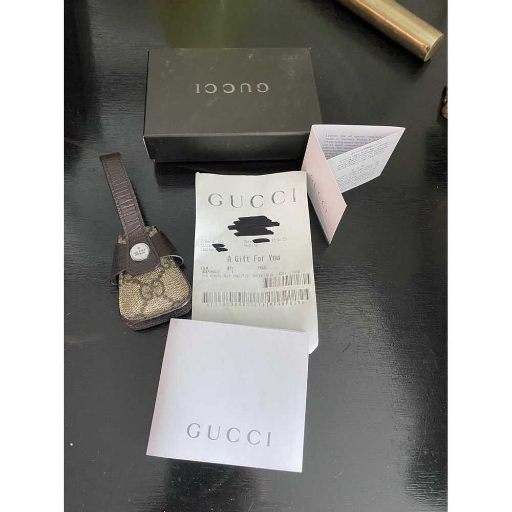 Gucci Leather key ring - image 9