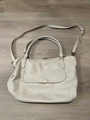archive agnès b. leather shoulder bag black leather shoulder bag