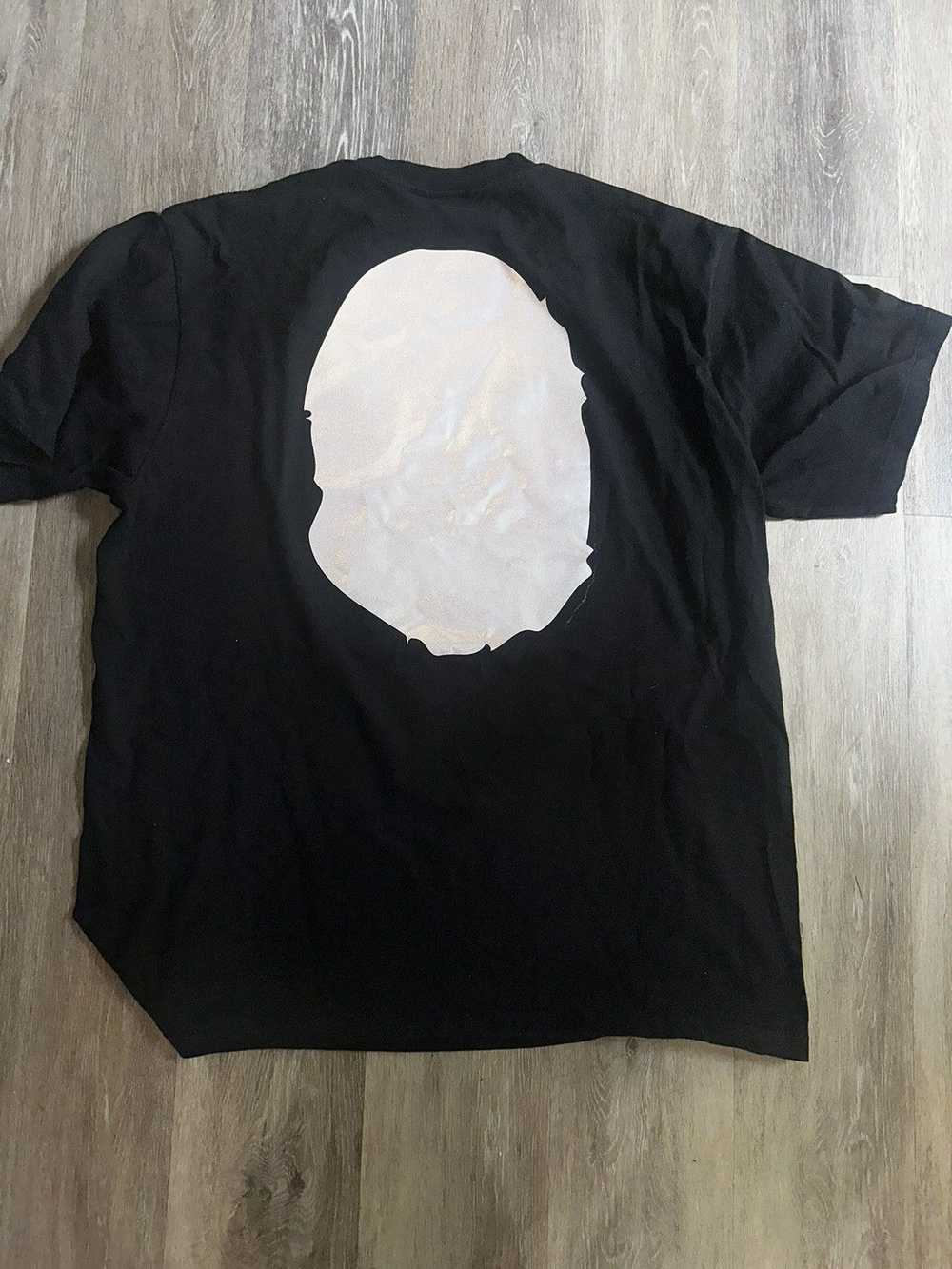 Bape Reflector Big Ape Head Tee - image 2