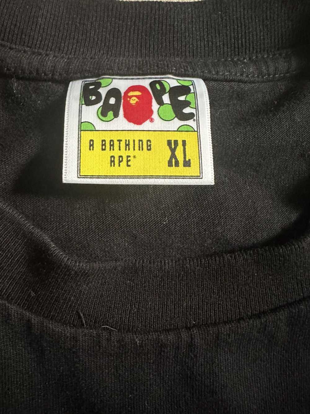 Bape Reflector Big Ape Head Tee - image 4