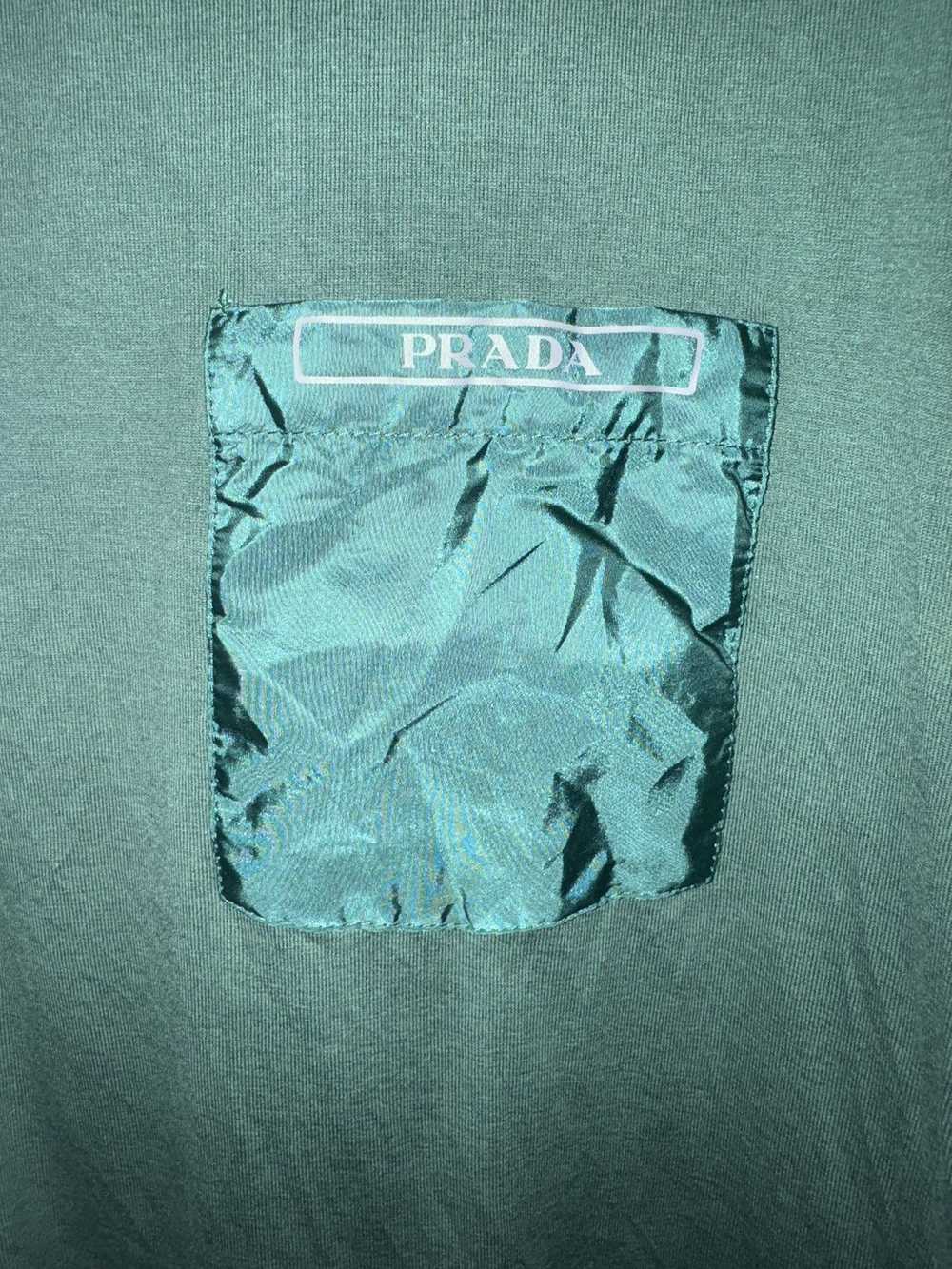 Prada Prada logo pocket T shirt - image 2