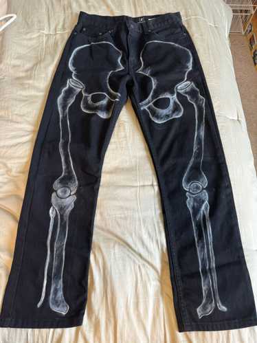 Custom × George Custom Skeleton Jeans Size 30x30