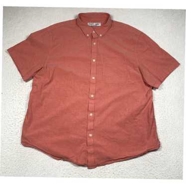 Old Navy Mens Coral Button Down Short Sleeve Xxl … - image 1