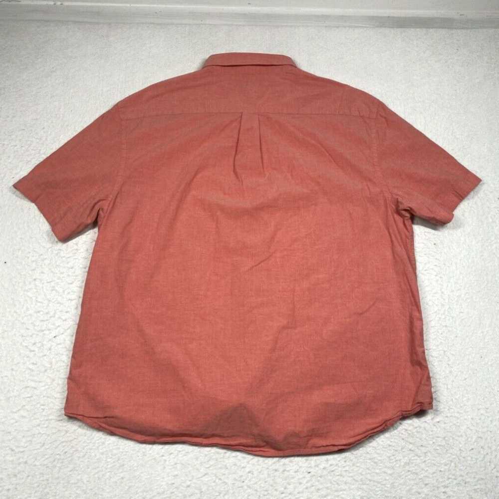 Old Navy Mens Coral Button Down Short Sleeve Xxl … - image 5