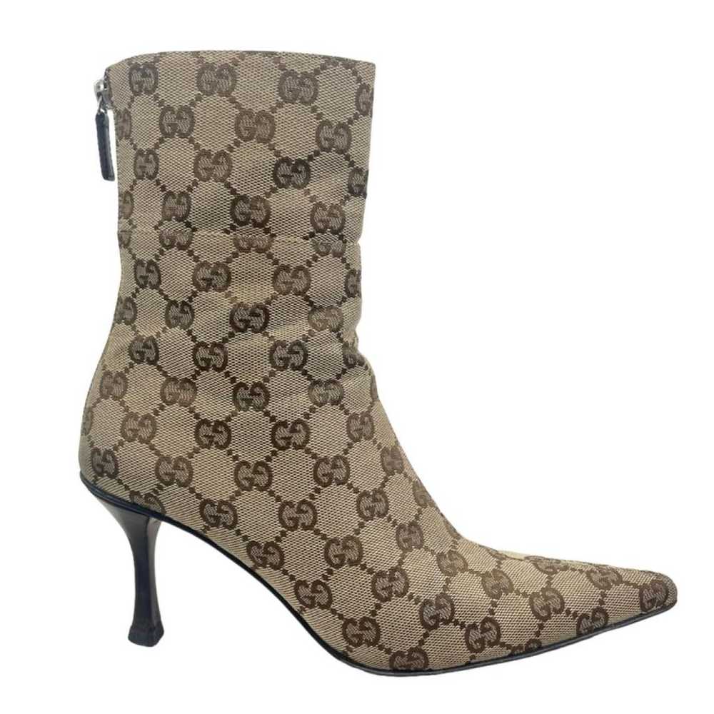 Gucci Cloth boots - image 2