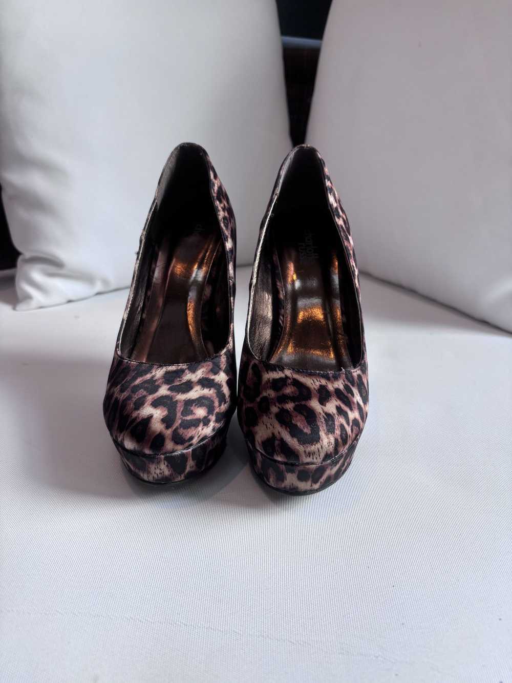 Other Charlotte Russe Leopard Print Platform Heels - image 1