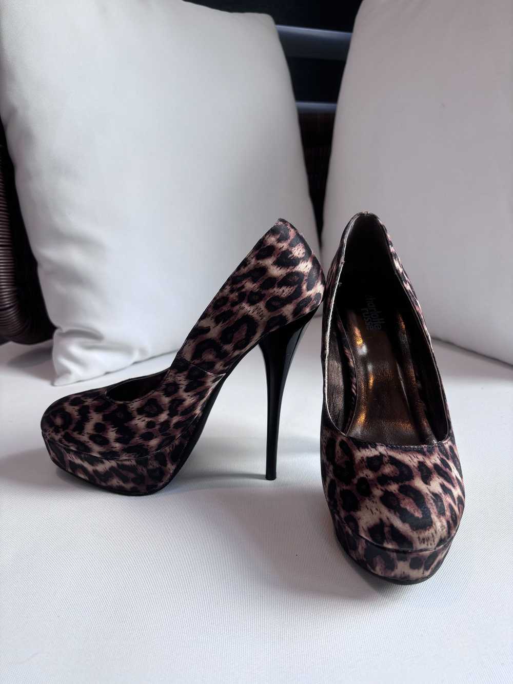 Other Charlotte Russe Leopard Print Platform Heels - image 2