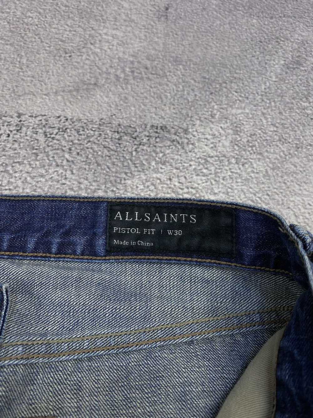 Allsaints AllSaints Kanaba Pistol Fit Blue Distre… - image 10