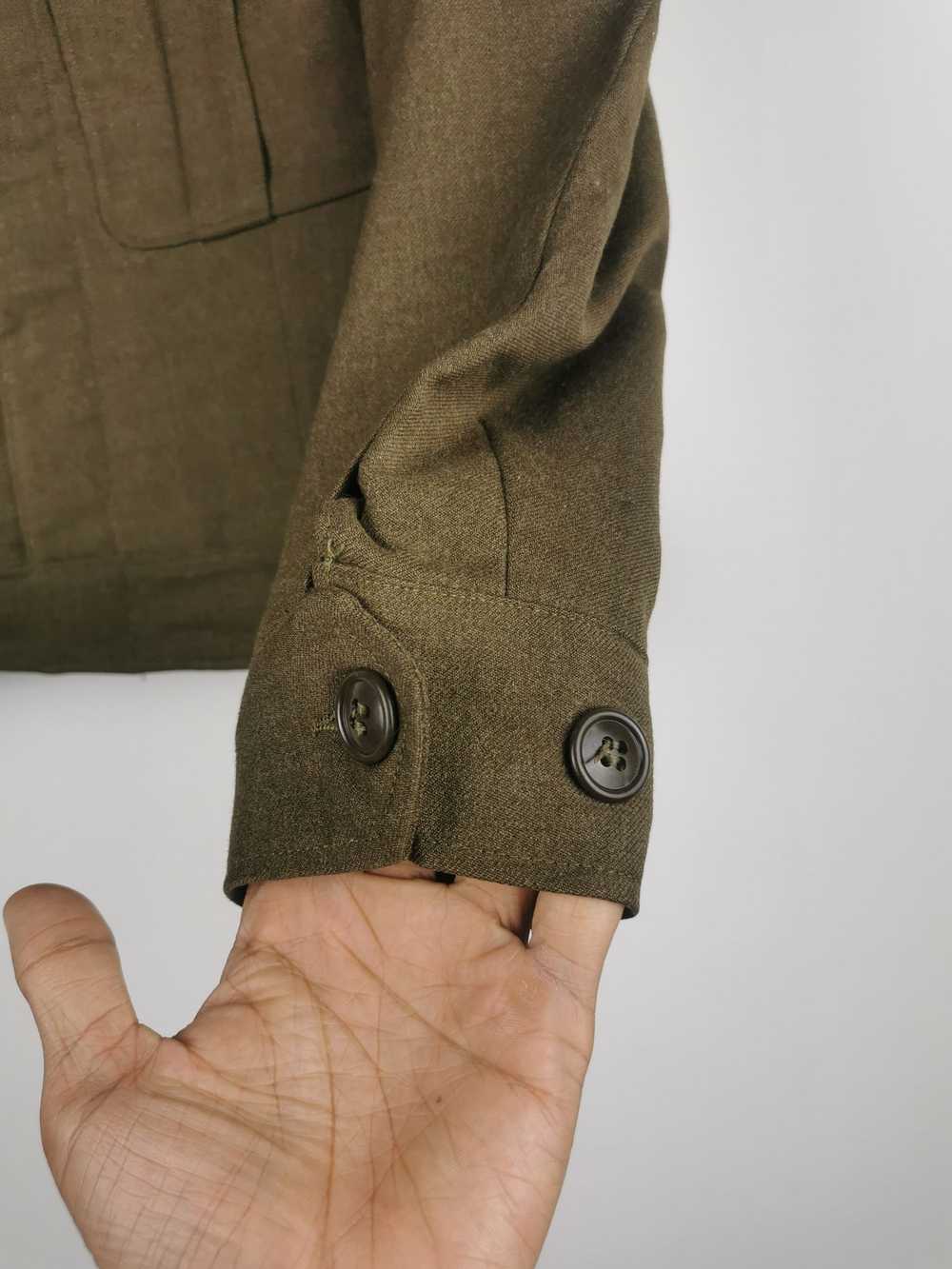 Military × Vintage Vintage 40's WWII Cropped Army… - image 10