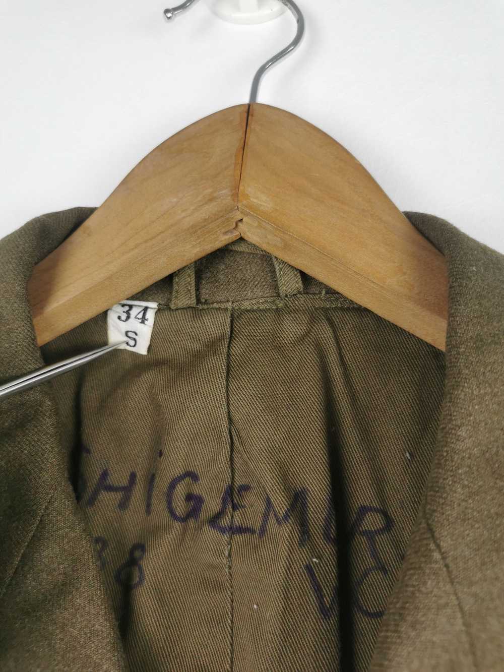 Military × Vintage Vintage 40's WWII Cropped Army… - image 12