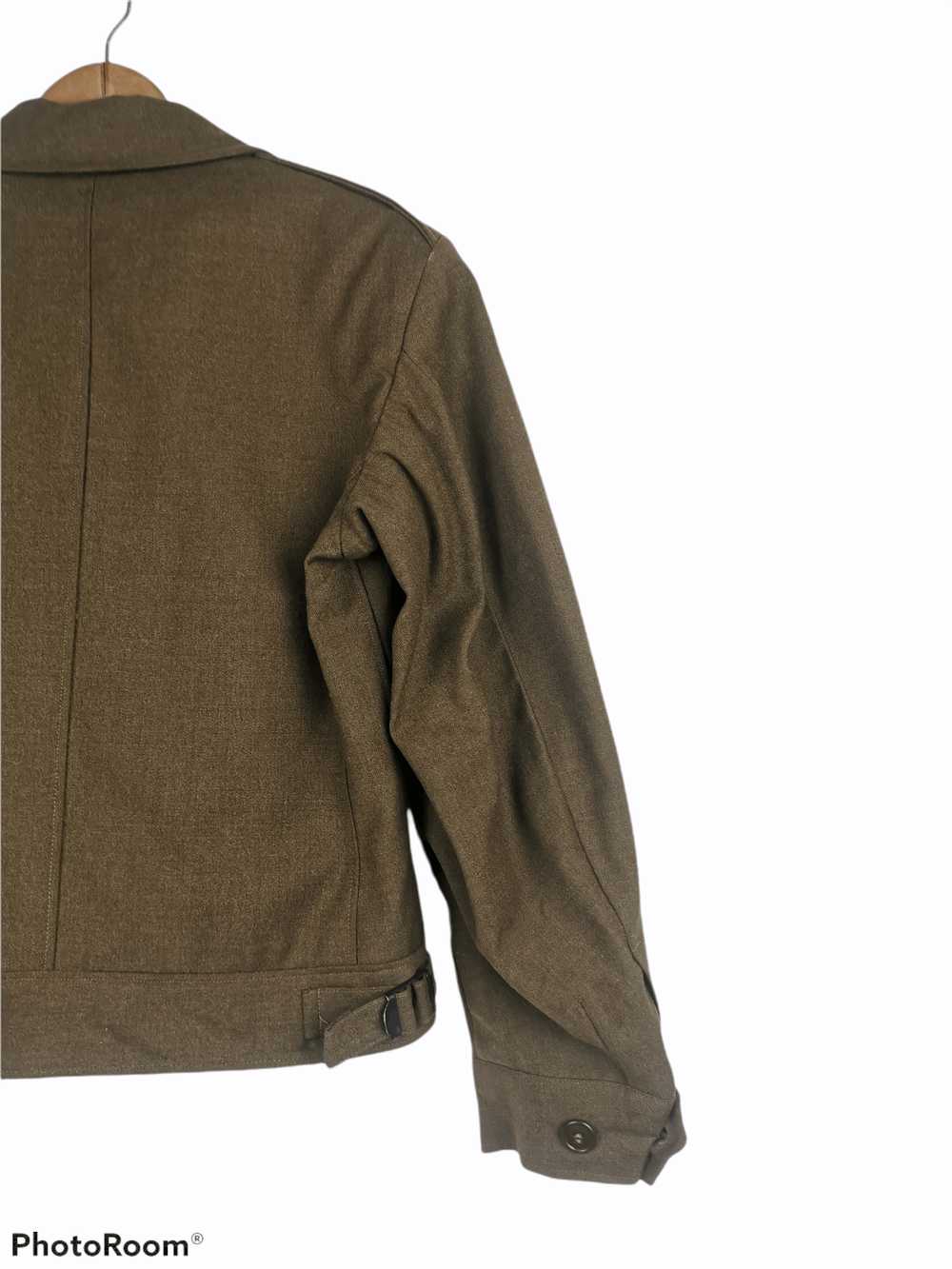 Military × Vintage Vintage 40's WWII Cropped Army… - image 6