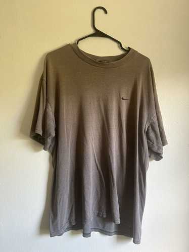 Nike Vintage Y2K Nike Beige Swoosh Tee