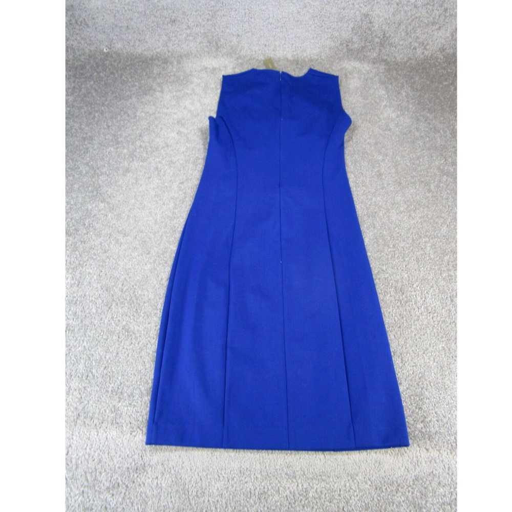 J.Crew J.Crew Bodycon Dress Womens 8 Blue Sleevel… - image 3