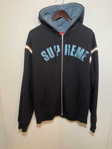 Supreme Supreme Jet Sleeve Zip Up Hoodie - image 1