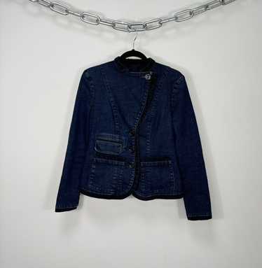 ジャケット・アウター archive ARMANI jeans zip up track 00s Vintage Y2K Women's Armani Jeans Zip up Sweatshirt Jacket