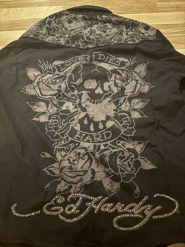 Ed Hardy Ed hardy long sleeve button up - image 1