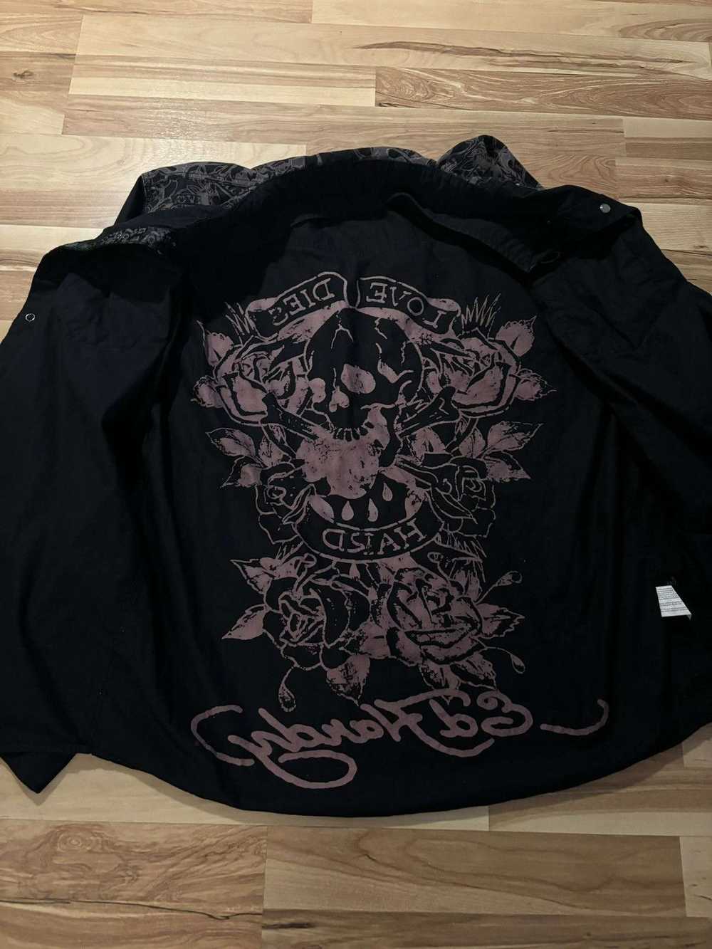 Ed Hardy Ed hardy long sleeve button up - image 4