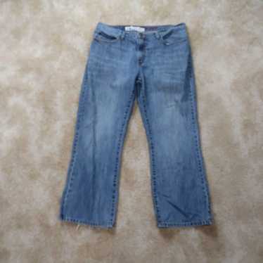 Vintage Urban Pipeline Relaxed Bootcut Blue Jeans 